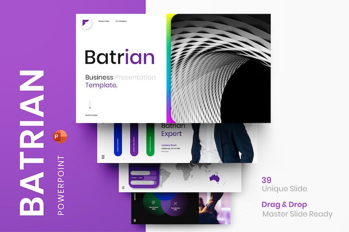 Batrian – Business PowerPoint Template
