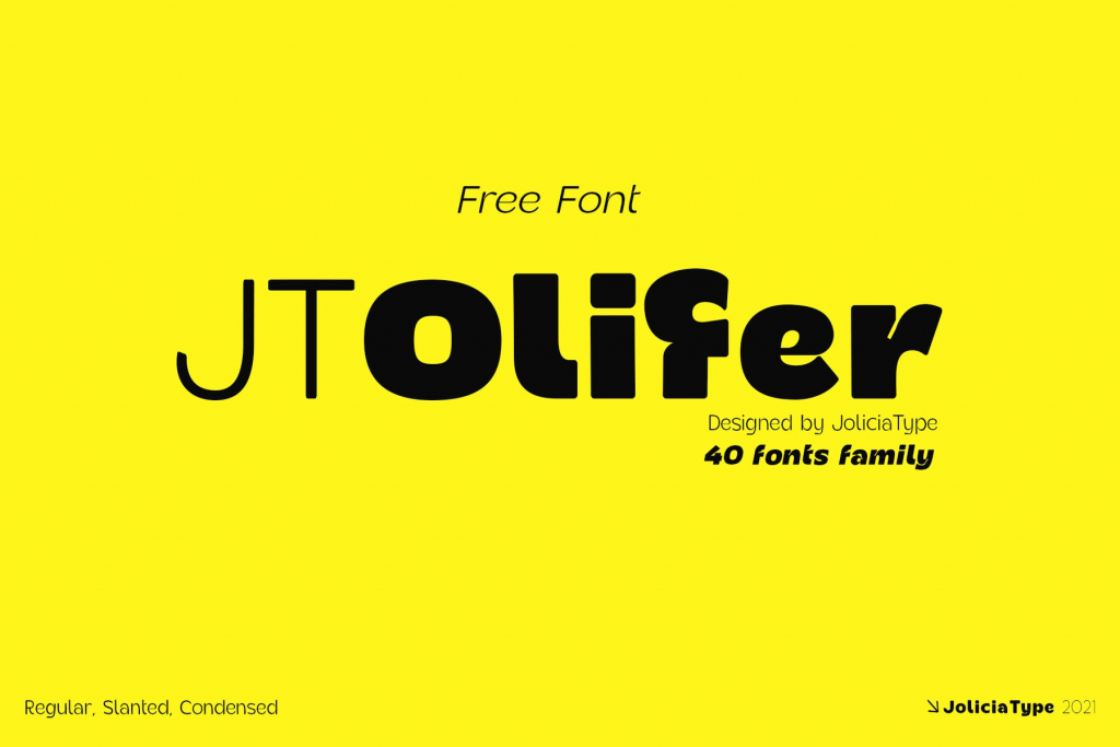 JT Olifer Light - Free Font
