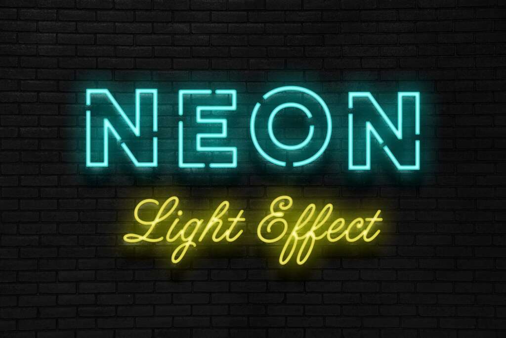 Neon Layer Styles for Photoshop
