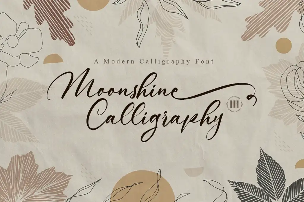 Moonshine | Modern Calligraphy Font