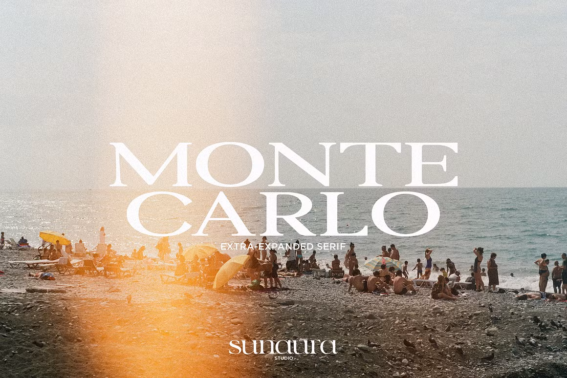 MONTE CARLO - Extra-Expanded Serif