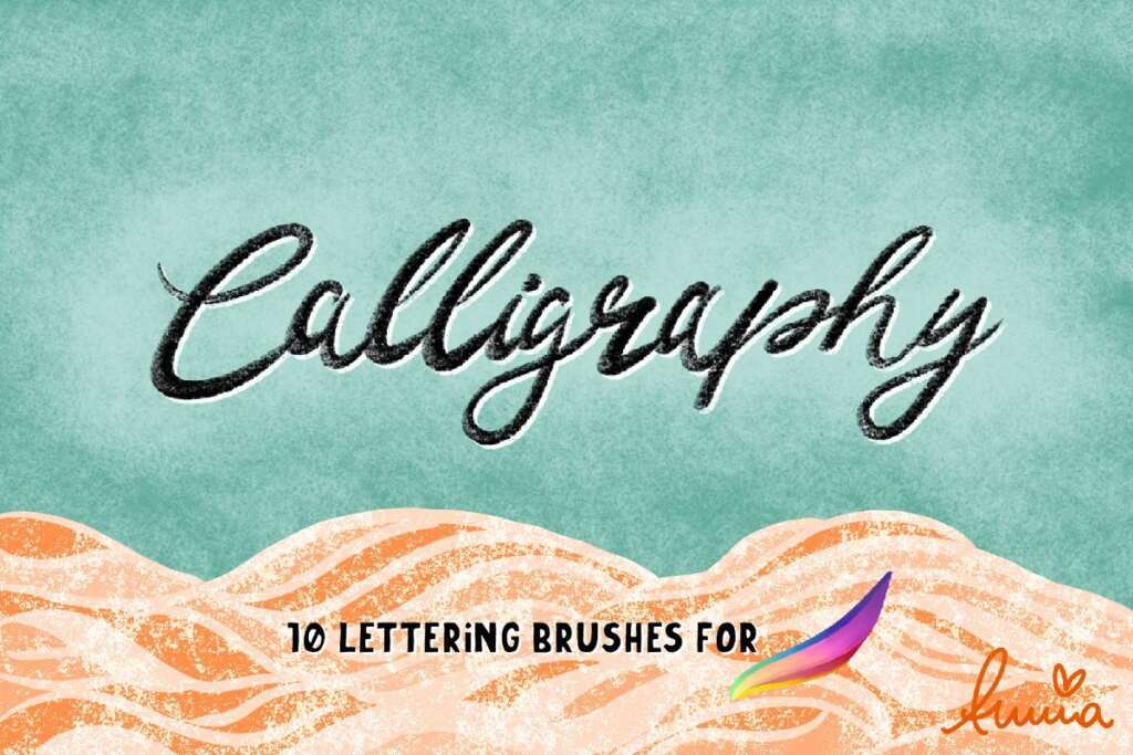 10 Lettering Brushes for Procreate