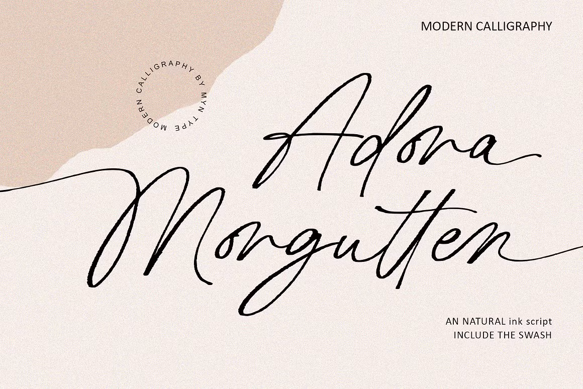 Adora Morgutten - Ink Calligraphy