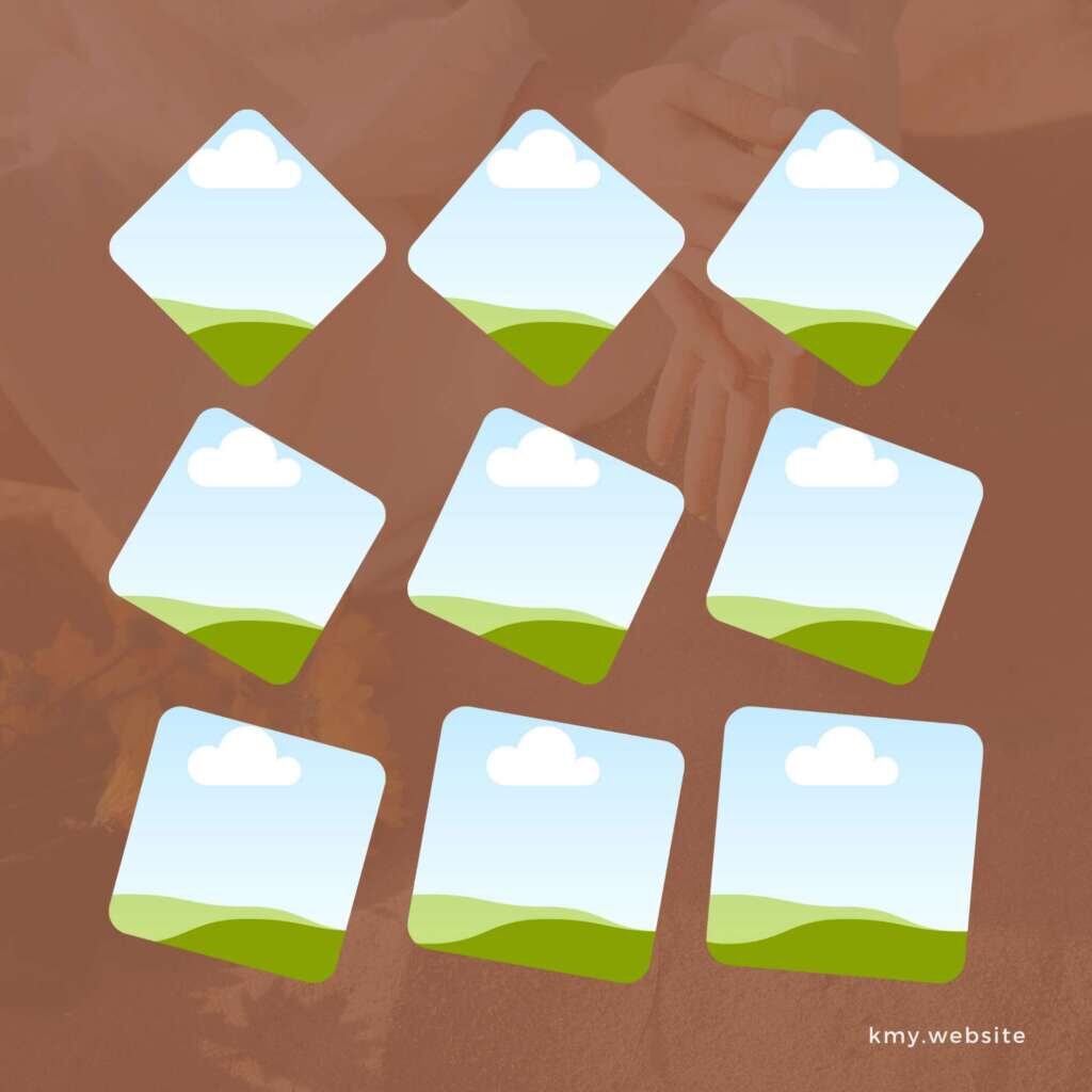 18 Rounded Square Photo Frames for Canva
