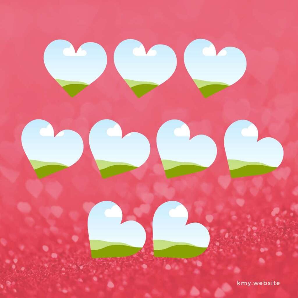 19 Heart Photo Frames for Canva