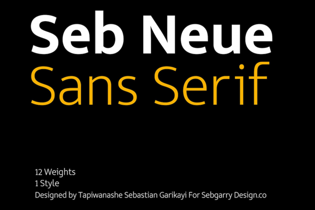 Seb Neue - Free Minimal Modern Sans Serif Font Family
