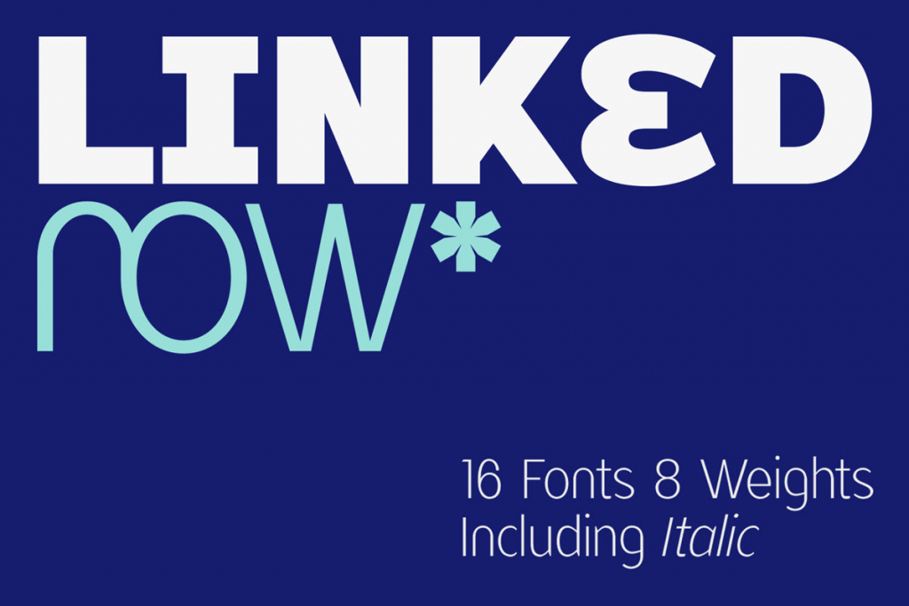 Linked Now - Free Extra Bold Font
