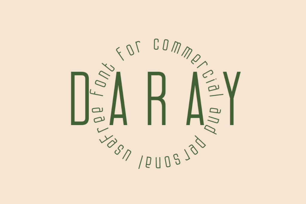 Daray - Free Sans Serif Display Font
