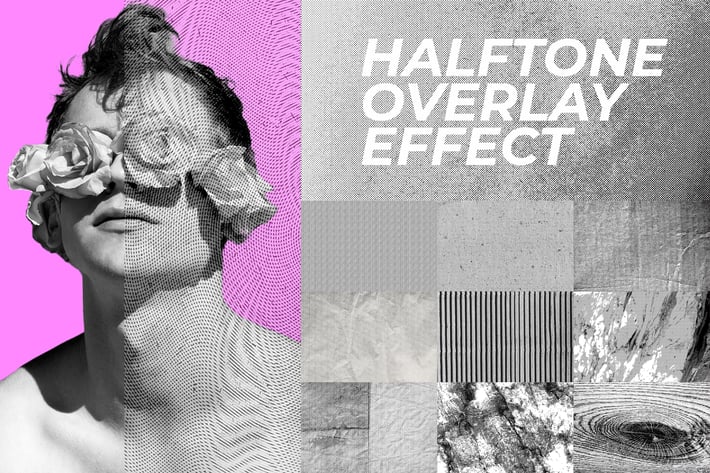 20 Halftone Pattern Effect Overlay
