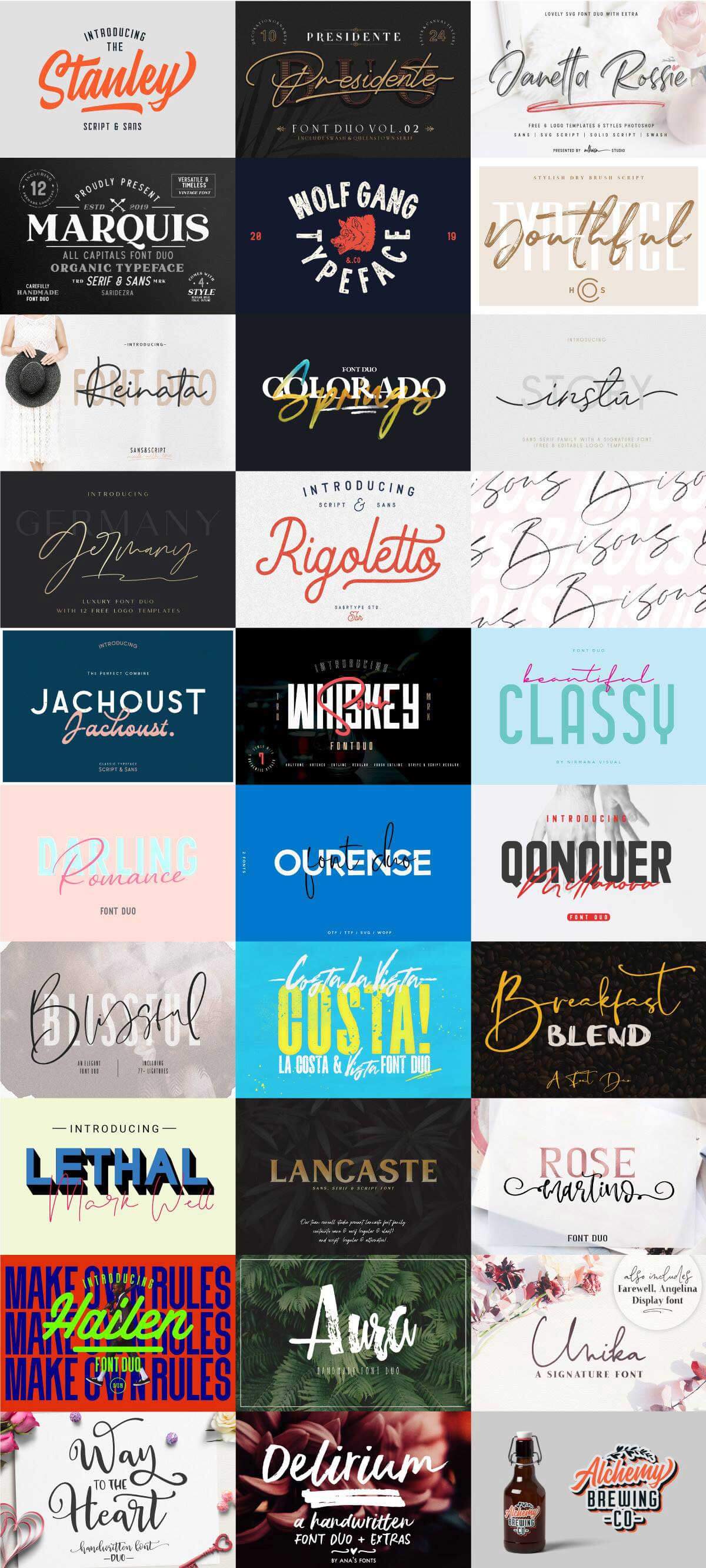 The Dynamic Font Duo Bundle