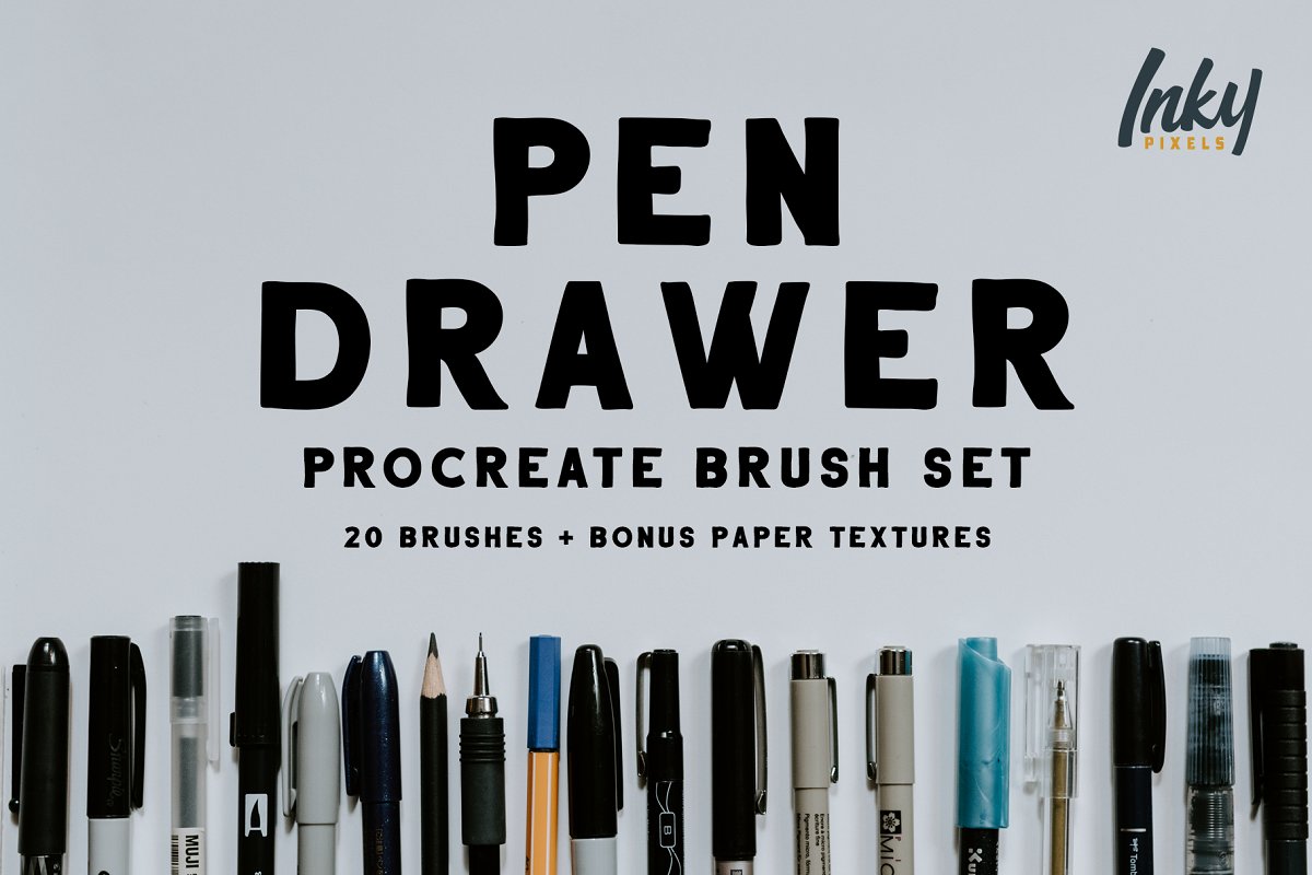 Pen Drawer Procreate Brush Set