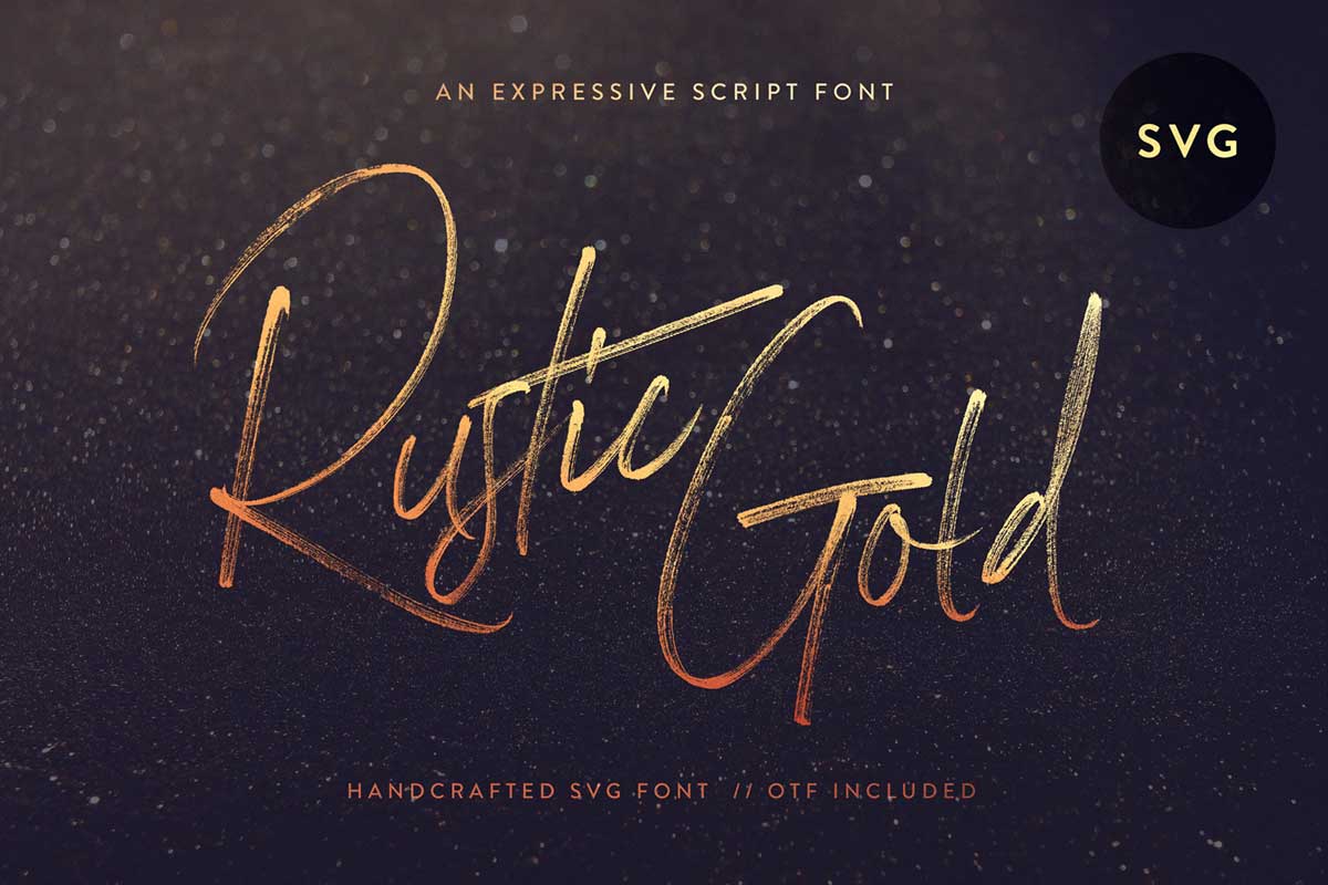 Rustic Gold SVG - Tom Chalky