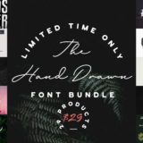 The Hand Drawn Font Bundle