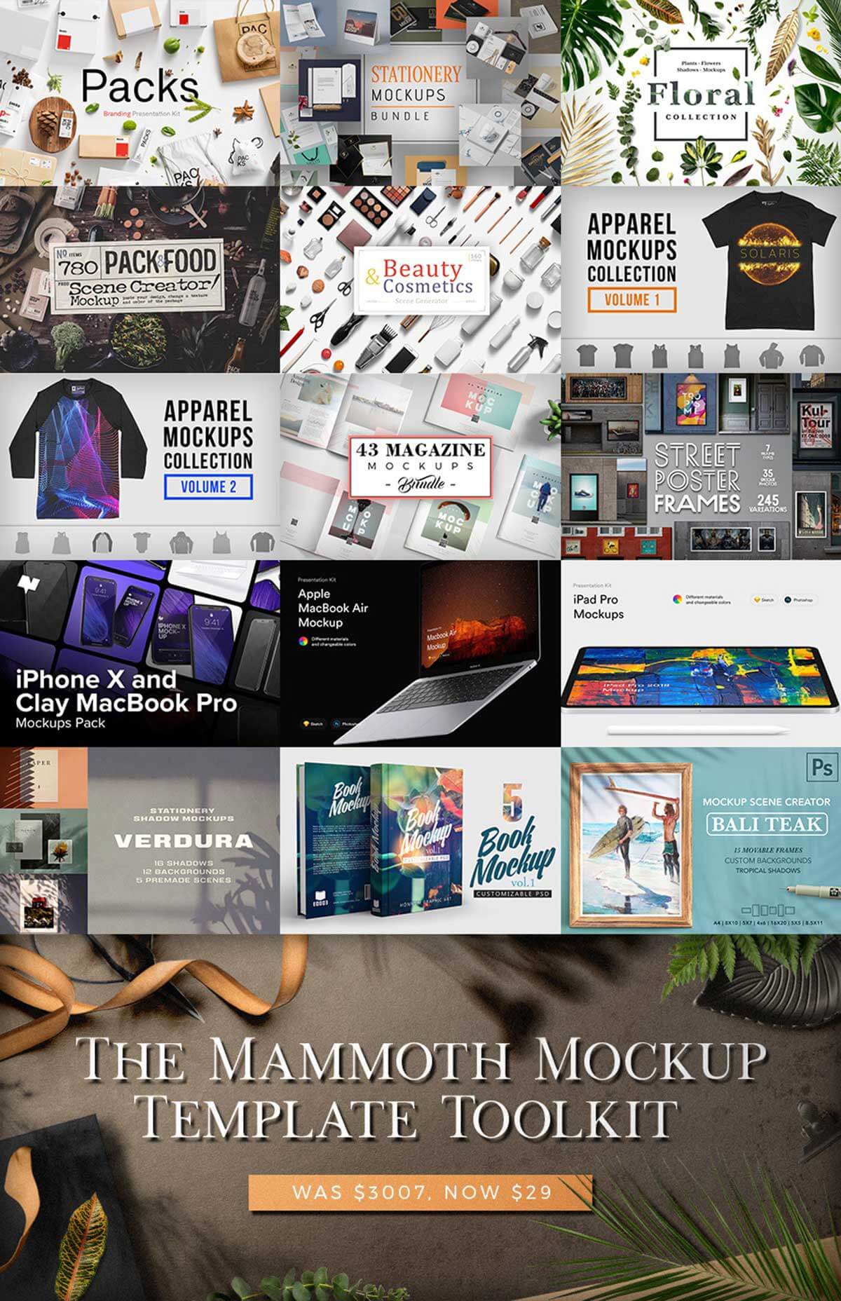 The Mammoth Mockup Template Toolkit