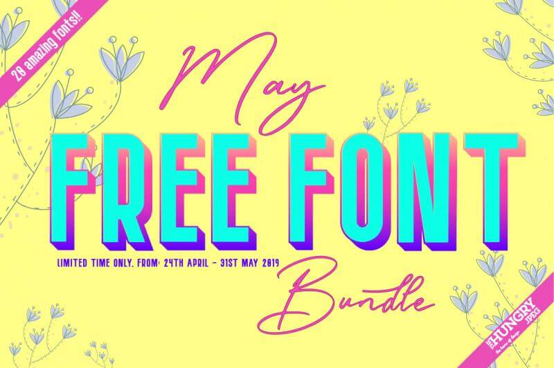 The May Free Font Bundle 2019