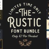 The Rustic Font Bundle