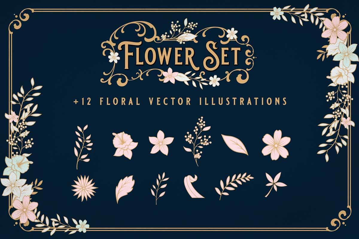 BLACKRIVER FONT + ORNAMENTS