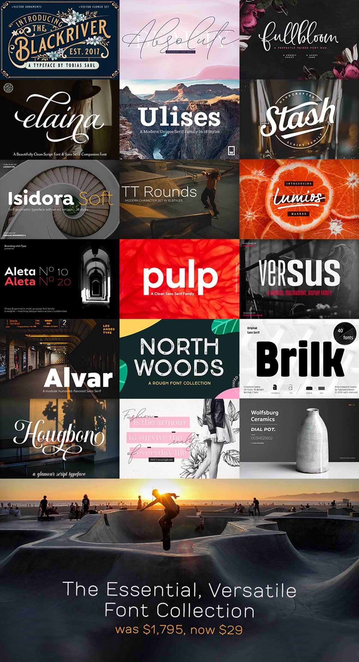 The Essential, Versatile Font Collection