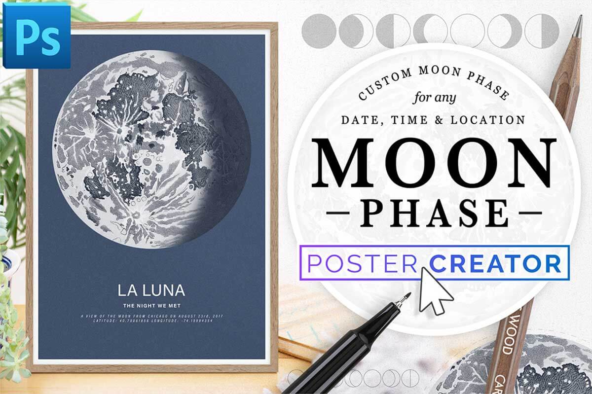 LUNAR PHASE POSTER CREATOR