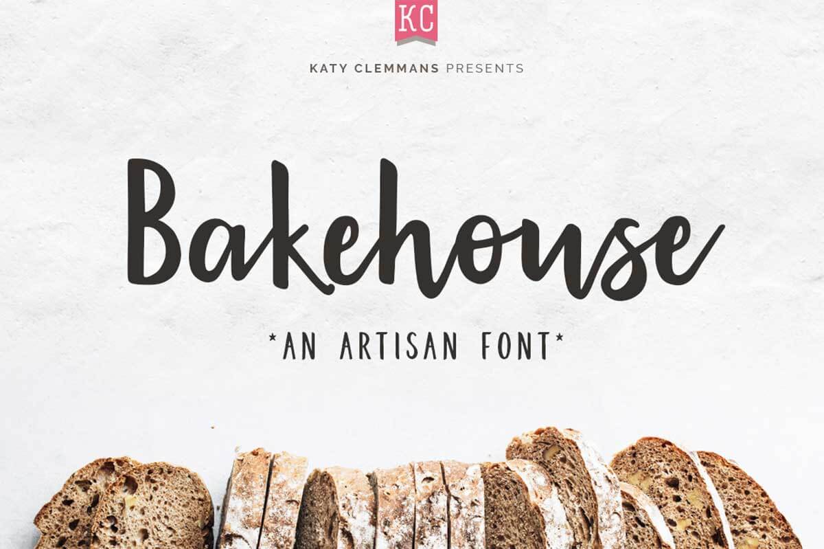 BAKEHOUSE SCRIPT FONT