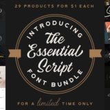 The Essential Script Font Bundle