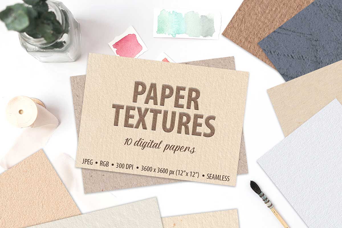 10 SEAMLESS PAPER TEXTURES