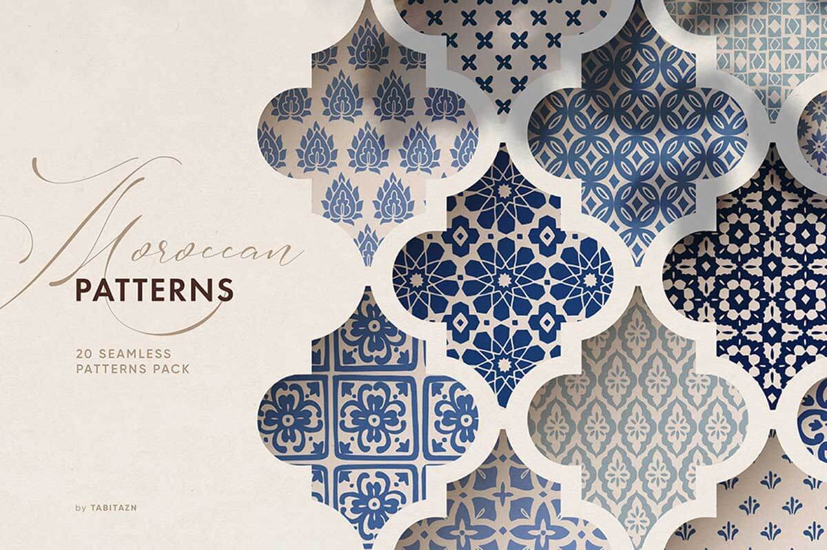 ISLAMIC MOROCCAN SEAMLESS PATTERNS
