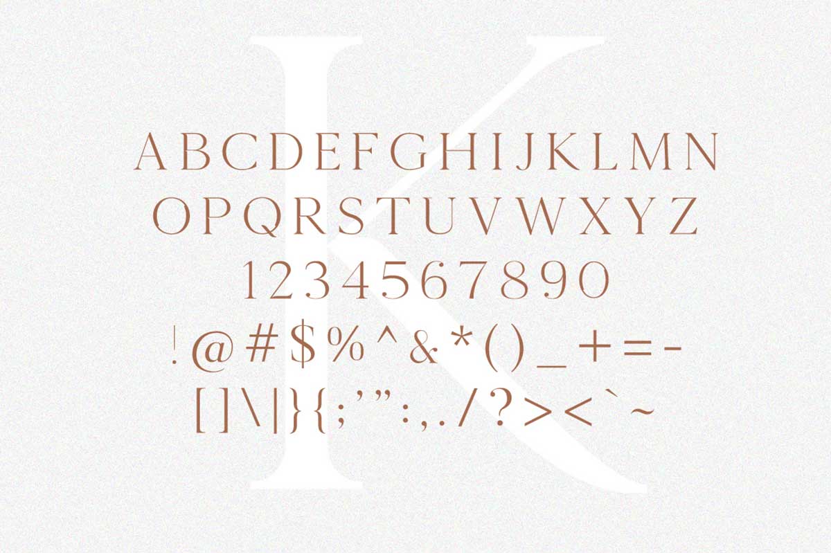 KINFOLK – MODERN SERIF FONT