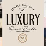 The Luxury Font Bundle