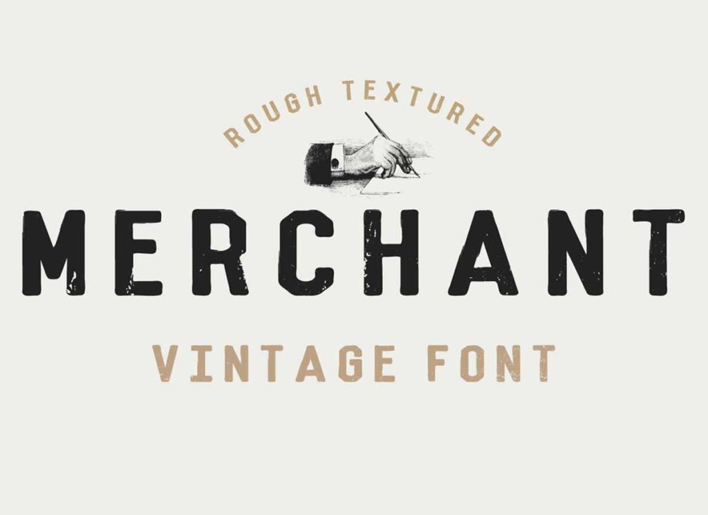 merchant vintage font