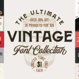 The Ultimate Vintage Font Collection