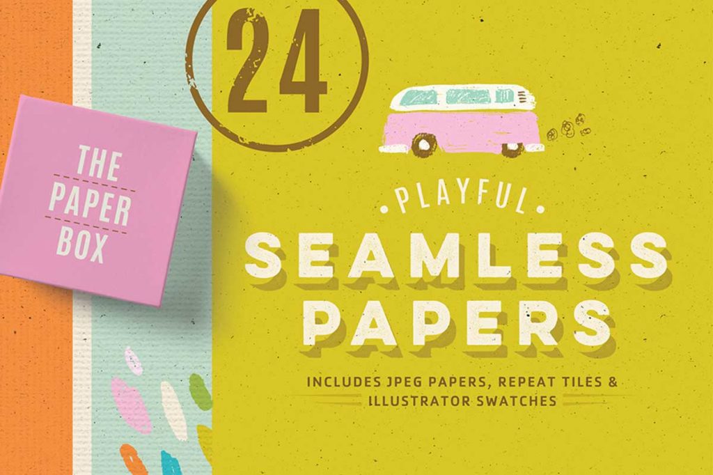 PLAYFUL SEAMLESS PAPER TEXTURE PACK