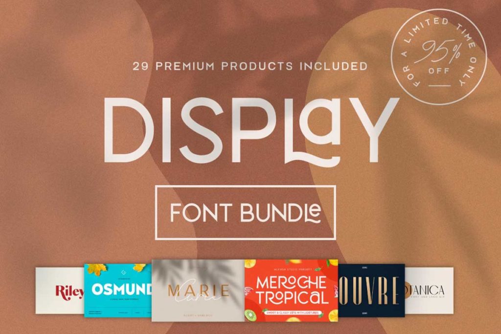 The Modern Display Font Bundle
