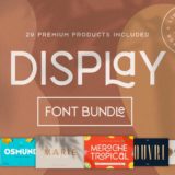 The Modern Display Font Bundle