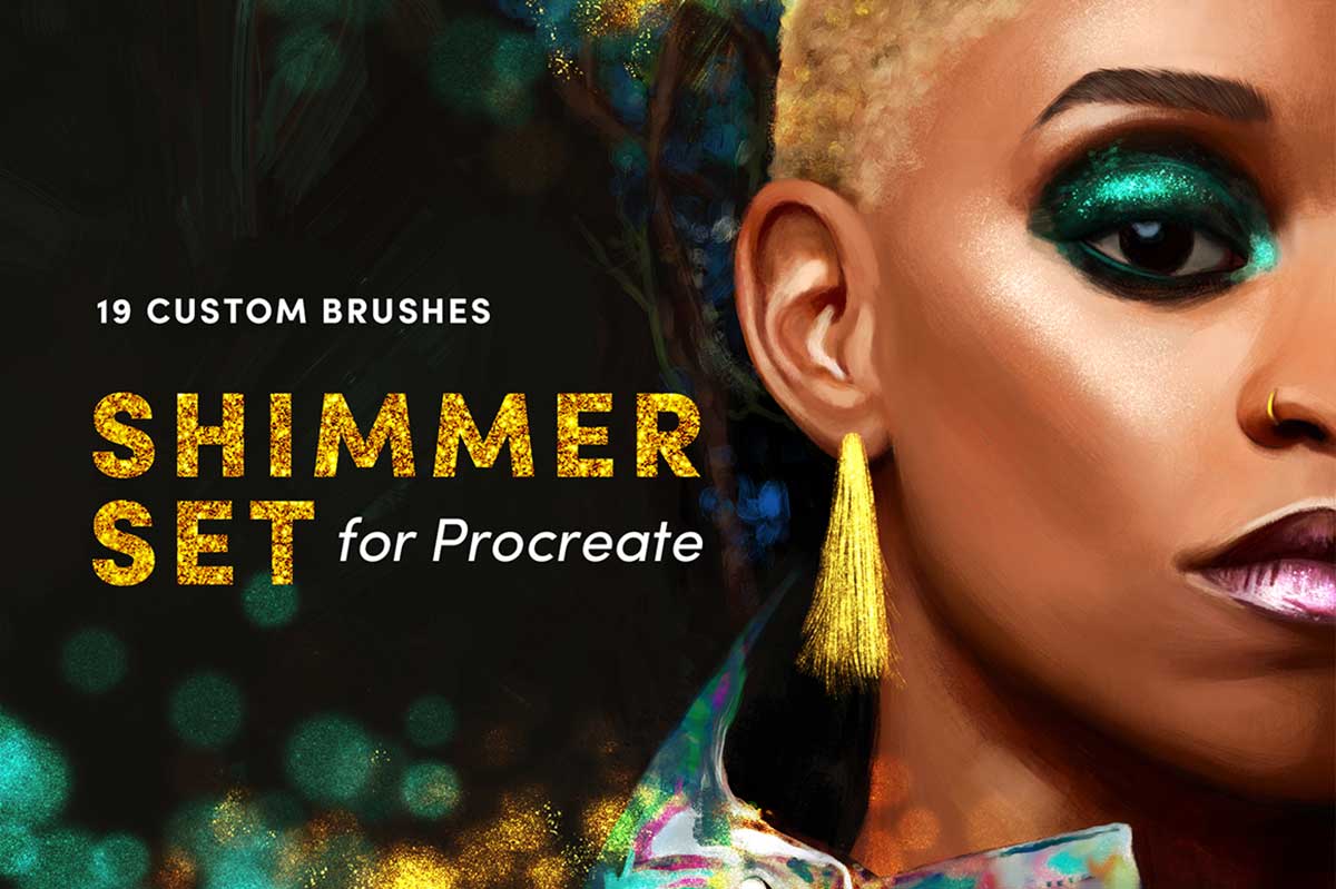 SHIMMER SET – PROCREATE BRUSHES