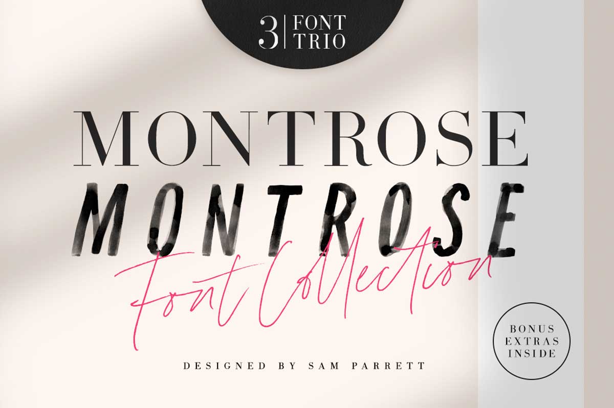 Montrose Font Collection