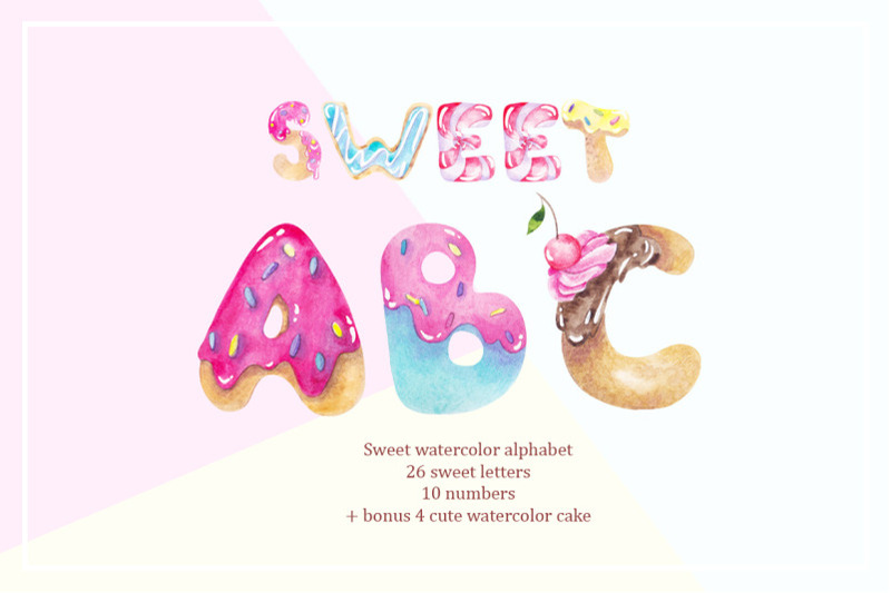 FREE Sweet ABC: Watercolor Alphabet
