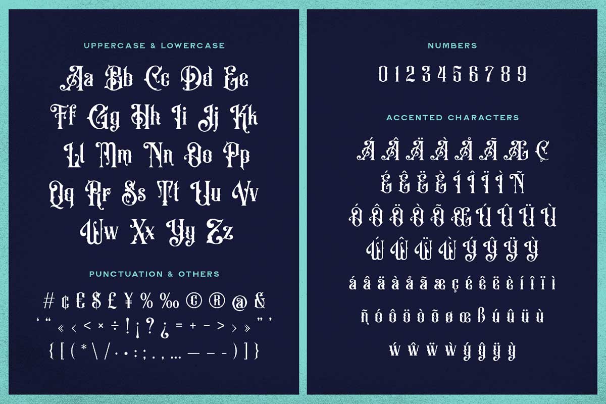 OLD ALFIE FONT + EXTRAS