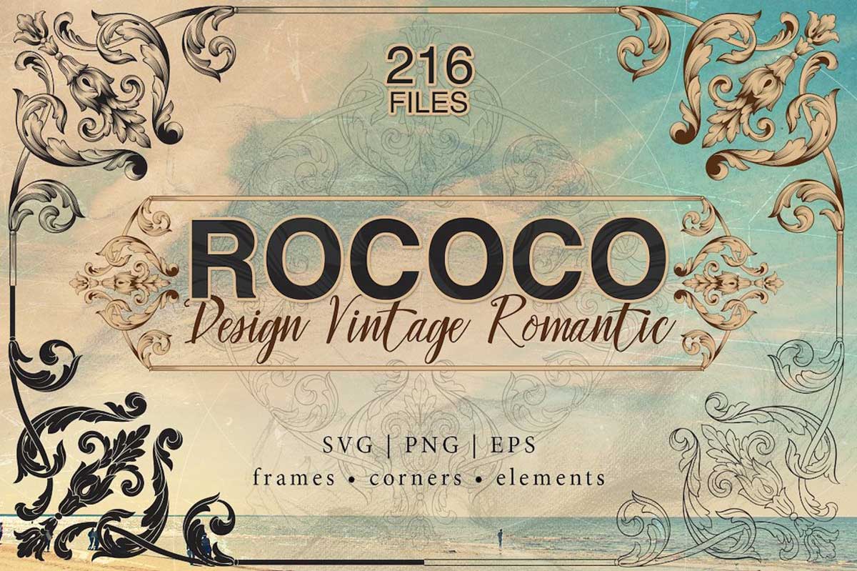 ROCOCO ROMANCE ORNAMENTS