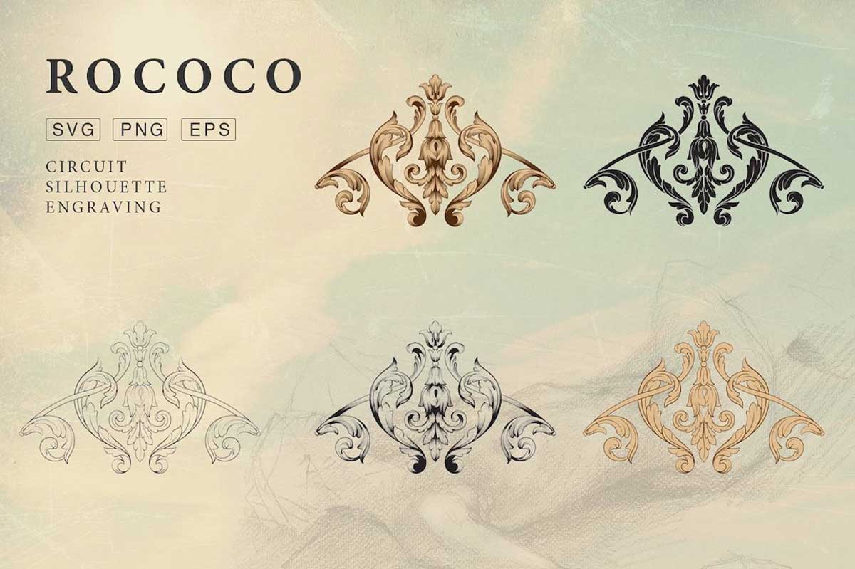 ROCOCO ROMANCE ORNAMENTS
