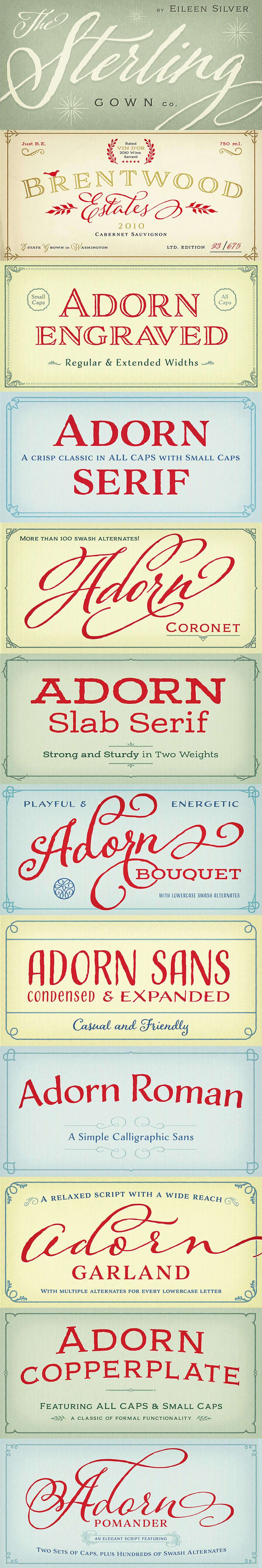 ADORN – COMPLETE FAMILY
