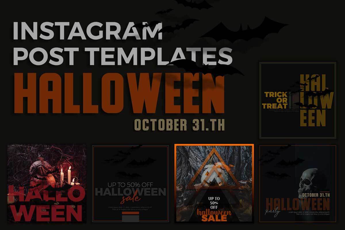 Halloween Instagram Post Templates