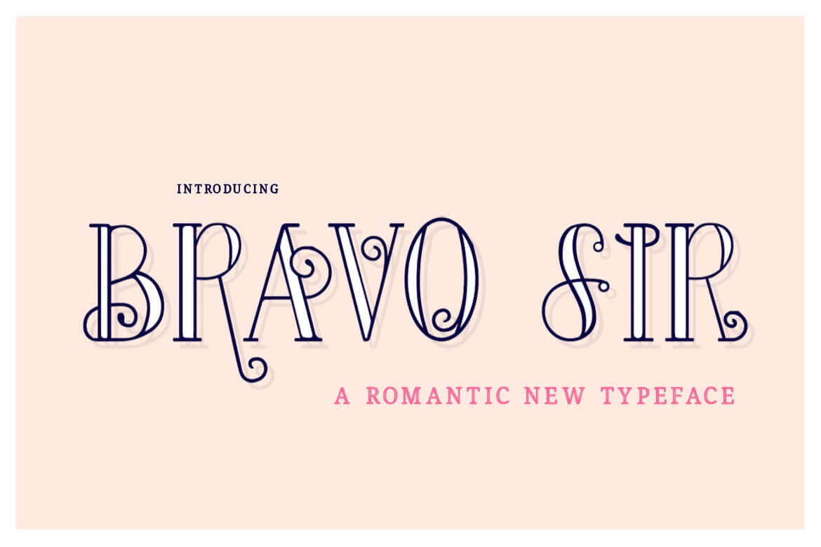 Bravo Sir Font Family