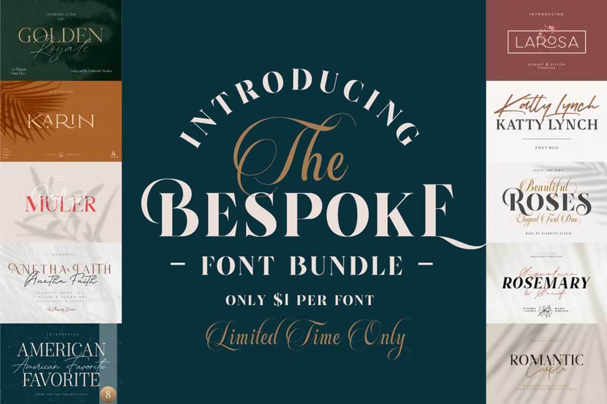 The Bespoke Font Collection