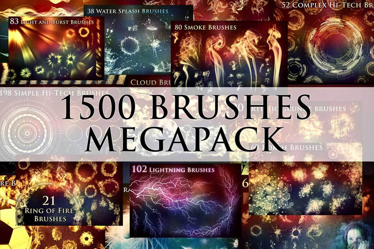 1500+ BRUSHES MEGAPACK
