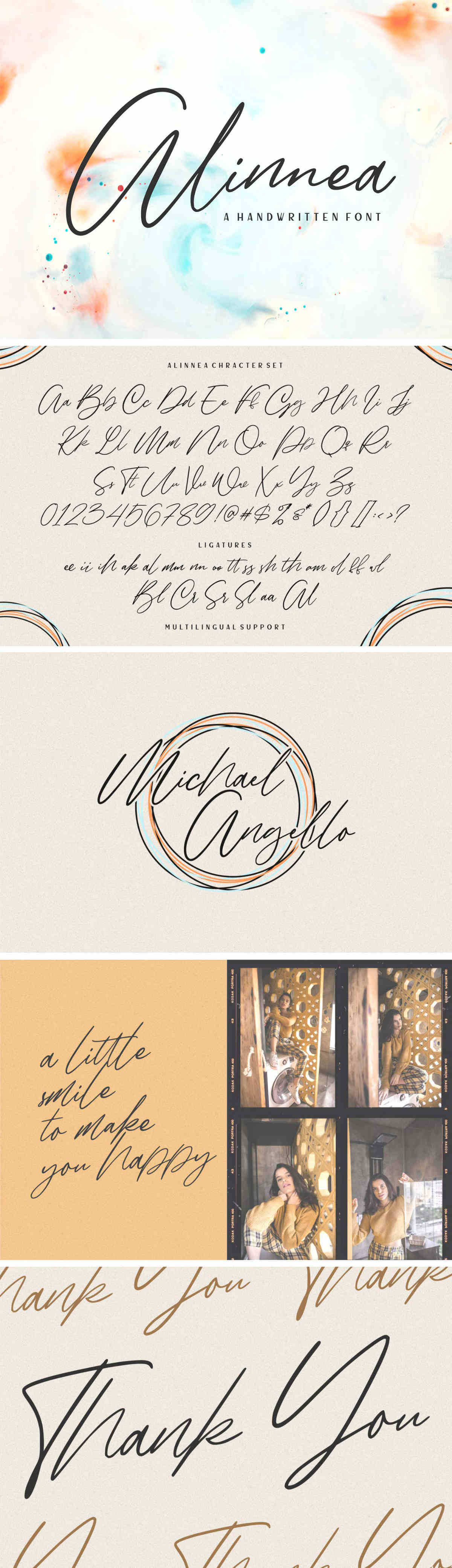 Alinnea Handwritten Font