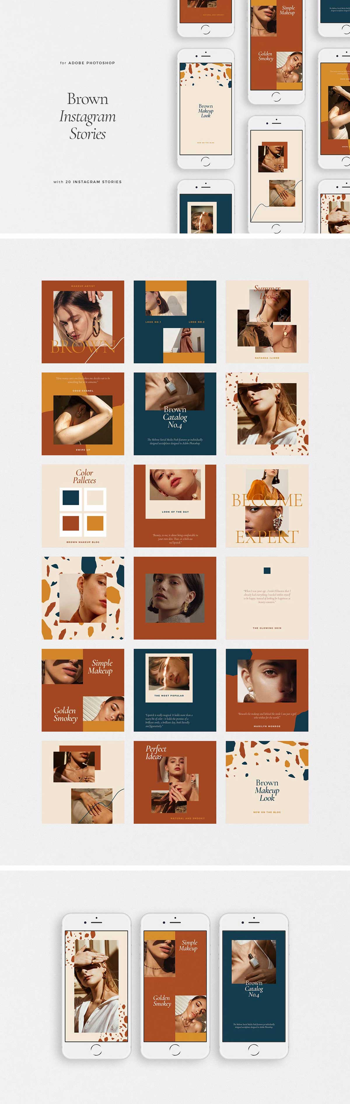 Brown Instagram Templates