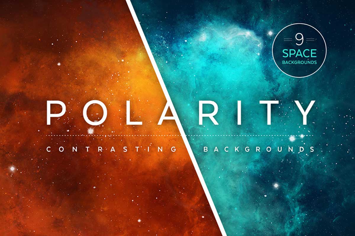 Polarity Space Backgrounds