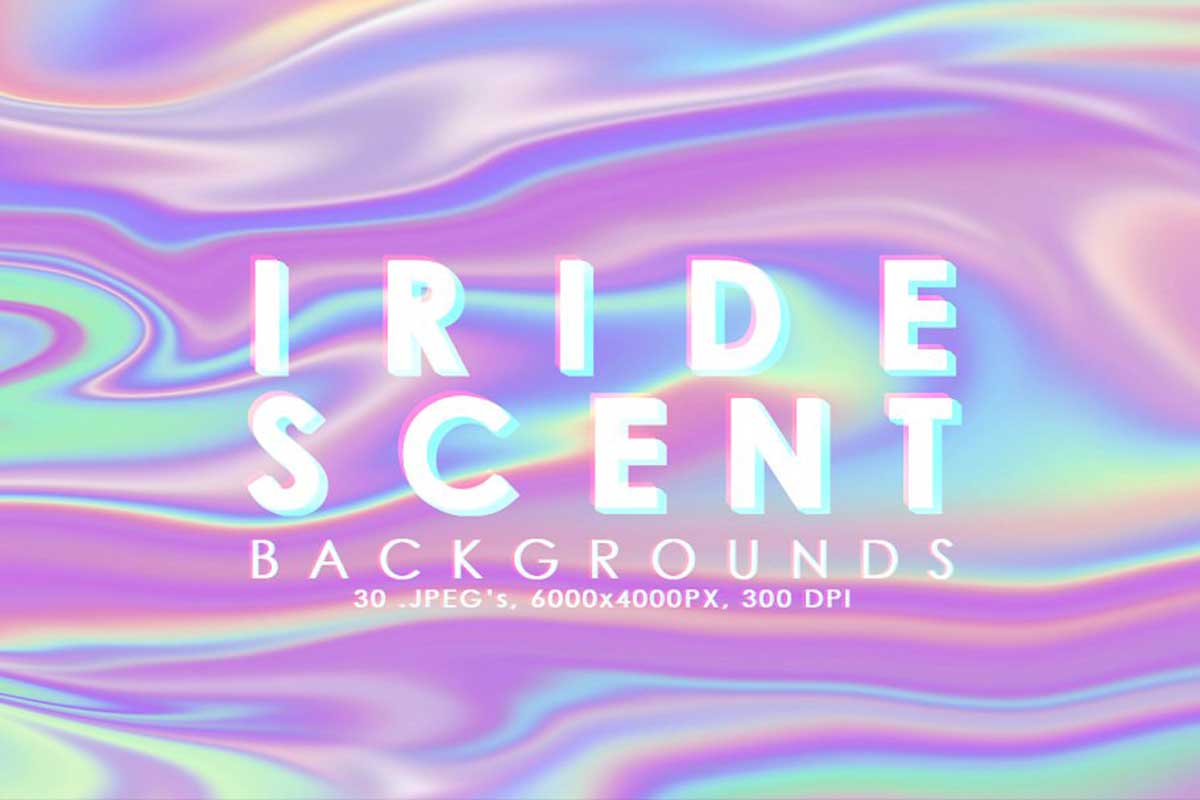 Iridescent Abstract Backgrounds
