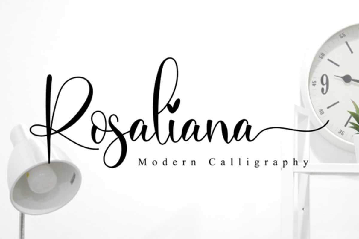 Rosaliana Script